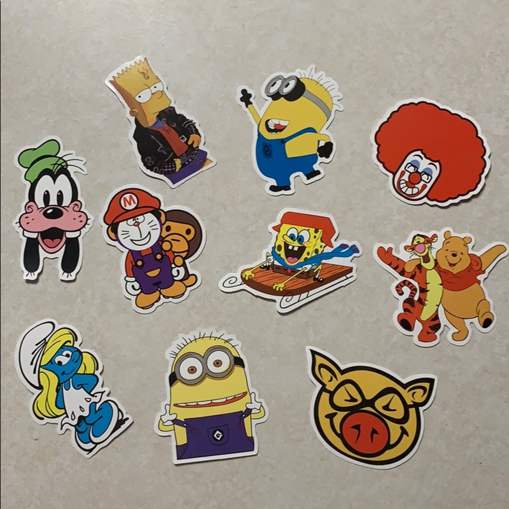 10 STICKERS!